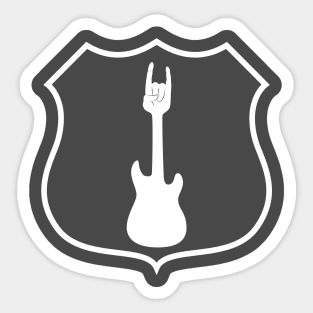 Electric Guitar Sticker